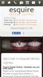 Mobile Screenshot of esquiredentalcentres.com