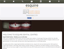 Tablet Screenshot of esquiredentalcentres.com